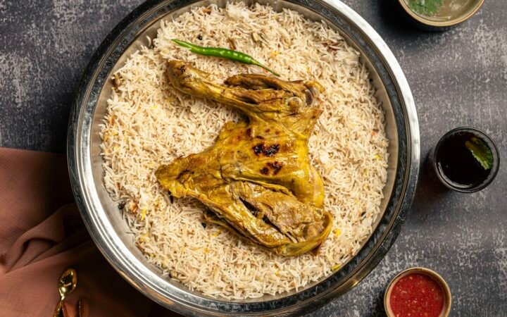 Nasi dan daging khas Arab
